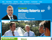 Tablet Screenshot of anthonyrobertsmp.com.au